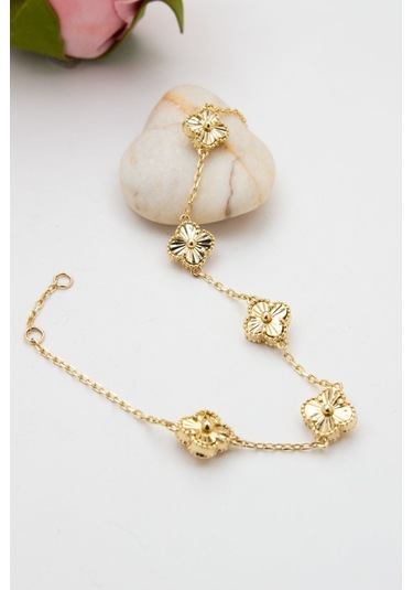 Latif Kuyumculuk 14 Ayar Altın Kadın Bileklik Lkblk1220 Altın Sarı Altın