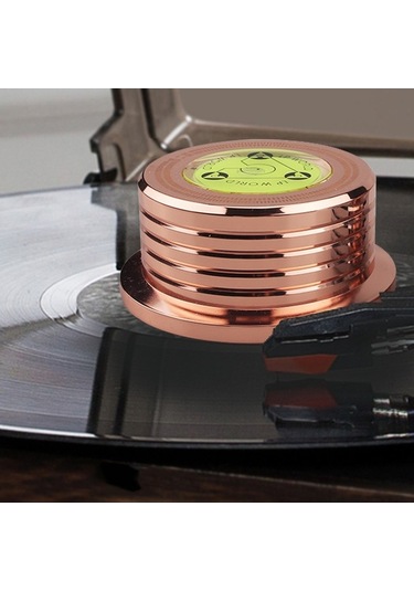 Novahub 50hz Titreşim Önleyici Vinil Plak Sabitleyici - Ses Kalitesi Artırıcı, Küçükboyutlu