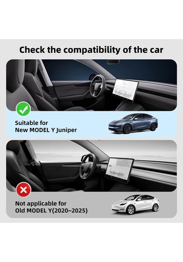 Honeybeeshop 2025 Tesla Model Y Juniper  Rengi Asılmaz Güneşlik Tavan Isı Yalıtımlı Cam Güneşliği -