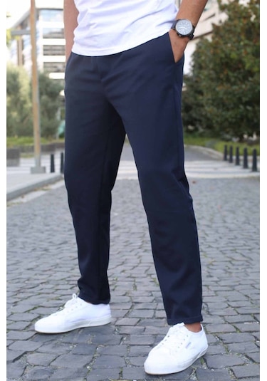 Madmext Lacivert Basic Jogger Pantolon 5486-lacivert Lacivert