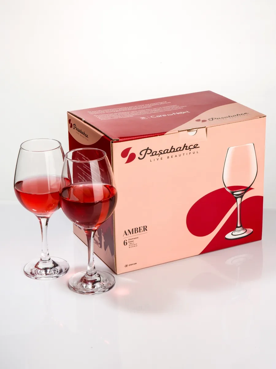 Pasabahce 6'lı 460 Ml Şarap Kadehi 258856797 Beyaz