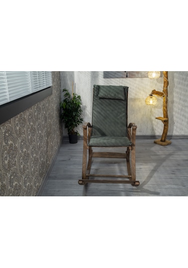 Ahşap Sallanır Sandalye,Koltuk Bahçe Salon Dinlenme Sandalyesi