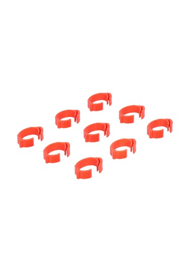 Qingmipy Kümes Hayvanları İçin Ayarlandırabilir Pp Plastik Ayak Zinciri Turuncu, 1-100 Numaralı, 100 Adet/paket - Tavuk, Ördek, Kaz Tanımlama Ve Sınıflandırma Aracı