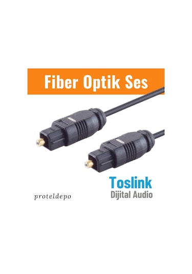 Irenis Fiber Optik Kablo Toslink Optik Ses Kablosu 50 CM
