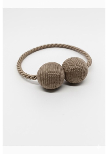 Mıknatıslı Perde Bağlama Aparat Aksesuarı Braçol Vizon