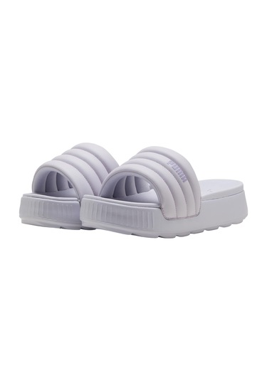 395399-13 Puma Karmen Slide Puffy Kadın Terlik Mor 395399-13