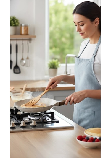 Thermoad Granit Döküm Krep Tava 26 Cm Vizon Renkli
