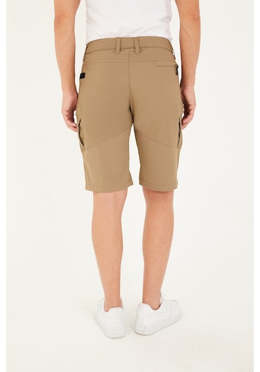 Camp Scoutland Camp725 Outdoor Tactical Su İticili Yazlık Erkek Taktik Şort Bej