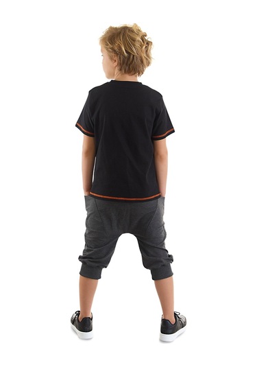 Denokids Mshb&g Loading Erkek Çocuk T-shirt Kapri Takım Çok Renkli