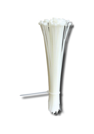 Tek-iş Kablo Bağı Cırt Kelepçe 160 Mm X 4.8 Mm Beyaz 20 Adet