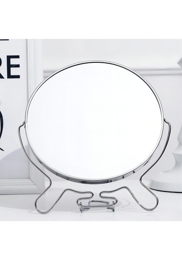 Taşınabilir 6 İnç 2 Yönlü Büyüteçli Makyaj Aynası B Diğer