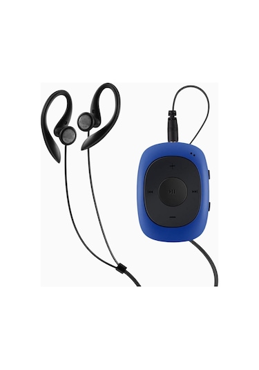 Agptek Mini Clip 64gb Mp3 Çalar Kulaklıklı Mavi Mp3 Player