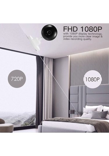 Maiyame 1080p Wıfı İç Mekan Kameralı, Gece Görüşü, Hareket Algılama, İki Yönlü Ses, 128gb Depolama, İos/android Uyumlu Bebek/evcil Hayvan İzleme