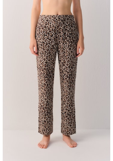Suwen Leo Lunge Pantolon Sh274066241293 Leopar Desenli