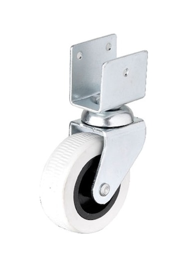 Hts 324 - 50x20 Mm Gri Kısa U Tablalı Teker 4 Adet
