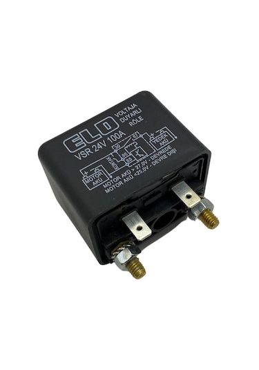 Elo 24v Akü Ayırıcı Akıllı Vsr Röle 100 A Voltaja Duyarlı Toz Korumalı