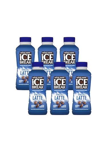 Ülker Ice Break Vanilyalı Latte 375 Ml 6 Lı Hazır