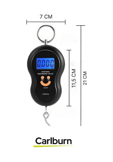 Premium Lcd Ekran Seyahat Bavul Ağırlık Tartı Dijital Çok Amaçlı Taşınabilir Bagaj Tartısı Max 50 Kg Çok Renkli