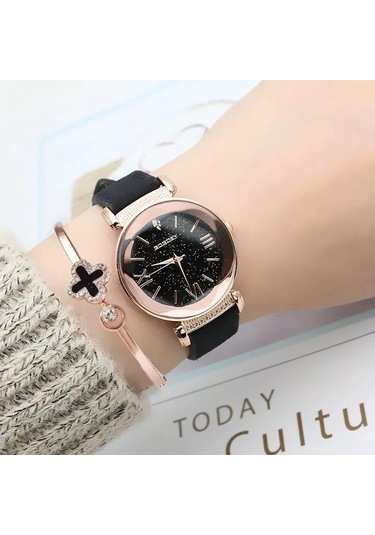 Gogoey G4417SET Kadın Kol Saati + Bileklik