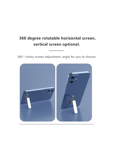 Zj-02 Ayarlanabilir Açı 360 Derece Dönen Havacılık Sınıfı Alüminyum Alaşımlı Katlanır Kickstand - Kırmızı