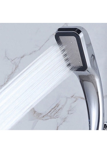 Yüksek Basınçlı Duş Başlığı Güçlü Arttırıcı Sprey Banyosu Su Tasarrufu Krom