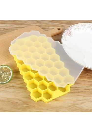 Novahub Sarı Kapaklı Silikon Buzluk Sarı Sarı