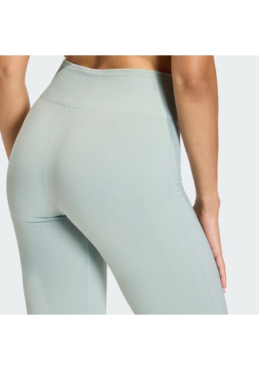 Adidas Workout Essentials Tam Boy Kadın Tayt Ke5843 Yeşil