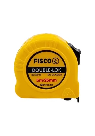 Fisco 5x25 Çelik Metre Double-lok