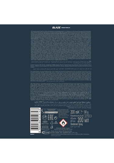 Blade Green Dream Erkek Roll-On Deodorant 6 x 200 ML