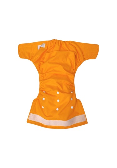 Baby Ybb Yıkanabilir Bebek Bezi Cepli Turuncu Renk Cırt Cırtlı 8kg-18kg Standart