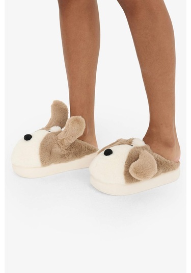 Defacto Kadın Düz Taban Panduf F2912ax25wnbg26 Bej-bg26