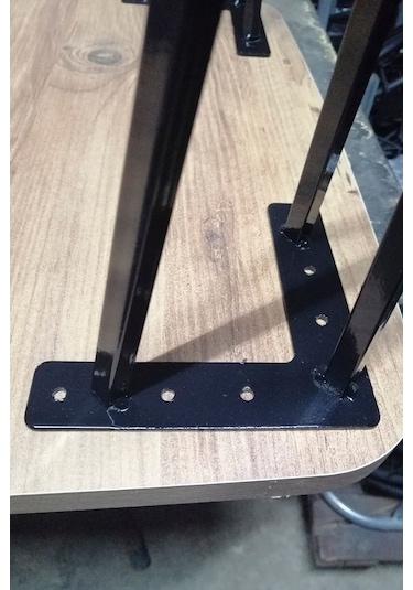 Metal Boru Ayak Kütük Masa Dresuar Kaşıklık Kitaplık Orta Sehpa Zigon Ayağı 40 Cm 2 Adet