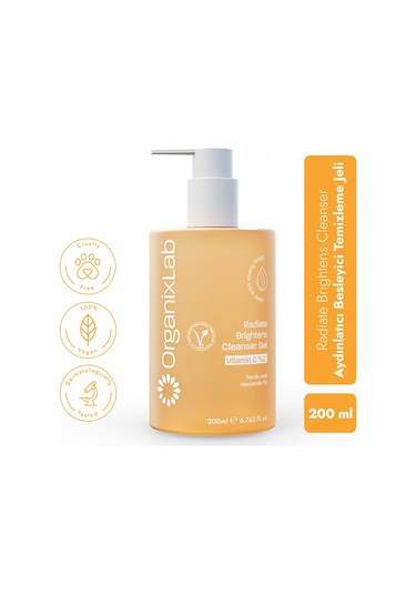 Organixlab Radiate Brightens Cleanser Aydınlatıcı ve Besleyici Yüz Temizleme Jeli 200 ML