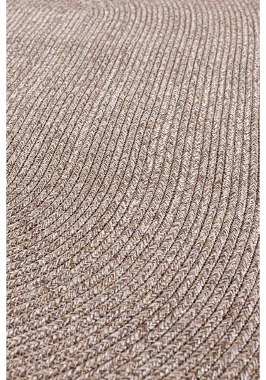 Cesta El Yapımı Örgü Natural Kilim 80x120 4012 Natural