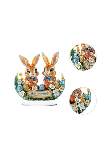 Suntek Paskalya 2d Düz Akrilik Süs Hediye Ofis Doğum Günü Stil A