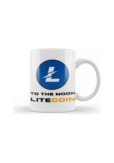 Litecoin To The Moon Logo Karışık