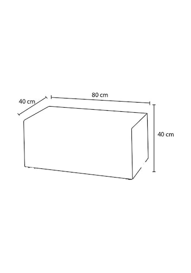 Favora Demre Puf - Kahverengi Kahverengi