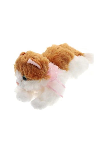Peluş 36 Cm Sesli Kedi 4 Ass