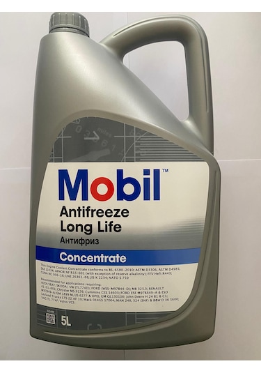 Mobil Antifriz Longlife 5 L Concentrate Ü.y.2022 Made İn United