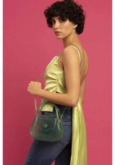Sisley Sly 006 El Çantası Std / Yeşil Yeşil