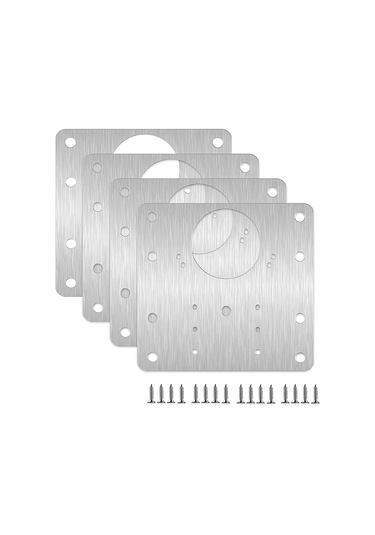 Mutfak Dolabı Tamir Plakası, Çelik Aksesuar İ 4pcs B,2pcs