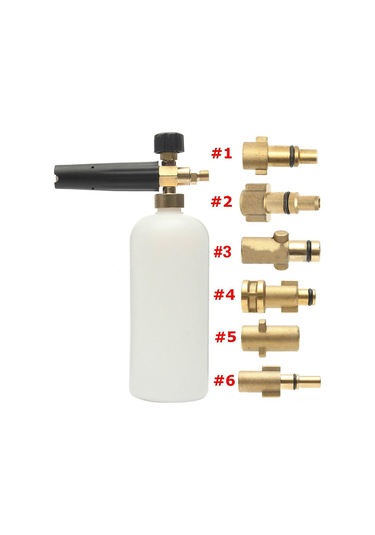 Samdoo Yüksek Basınçlı Pirinç Köpük Tabancası - Araç, Zemin Ve Duş Temizliği İçin