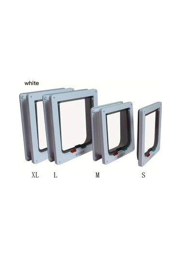 Willowhaven Beyaz, S Boy: Güvenli Ve Pratik Çift Yönlü Kedi Köpek Kapısı