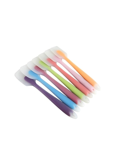 Kırmızı 1 Adet Mutfak Silikon Spatula Krem Pişirme Spatula Mini Saydam Isıya Dayanıklı Kazıyıcı Pişirme Gereçleri Krep Omlet İçin Kullanın