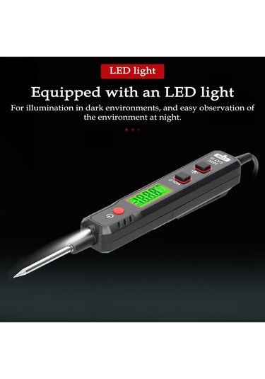 Samdoo Ht86 Araç Voltaj Test Cihazı: Otomatik Dc Voltaj, Direnç Ve Süreklilik Testi İle Kolay Arıza Tespiti