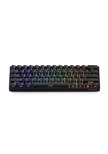 Akko Monsgeek Fun60 Pro Shine-Through Black Hall Effect Manyetik Klavye