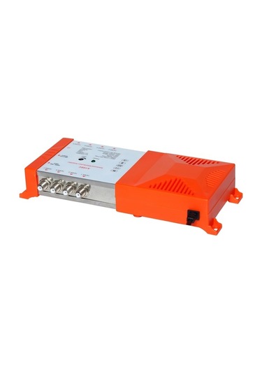 Pazly Terr/radyo Dağıtım Amplifikatörü, 8 Yollu, Irs Loop-through, 12db Kazanç, Beyaz+turuncu, Avrupa Standartı