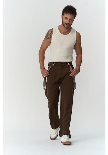 Wells Koyu Haki Erkek Pantolon Haki