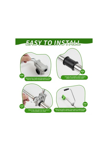 Ximistore9 "çim Biçme Makinesi Ek Tutma Kolu - Ergonomik Zincirli Testere Sapı Uzatma Kıskacı"