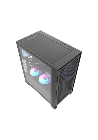 Aıgo Drx70 Mesh At-750w 80+ Bronze Usb3.0 Type-c 4 12cm Fan Temperli Cam Siyah Atx Kasa